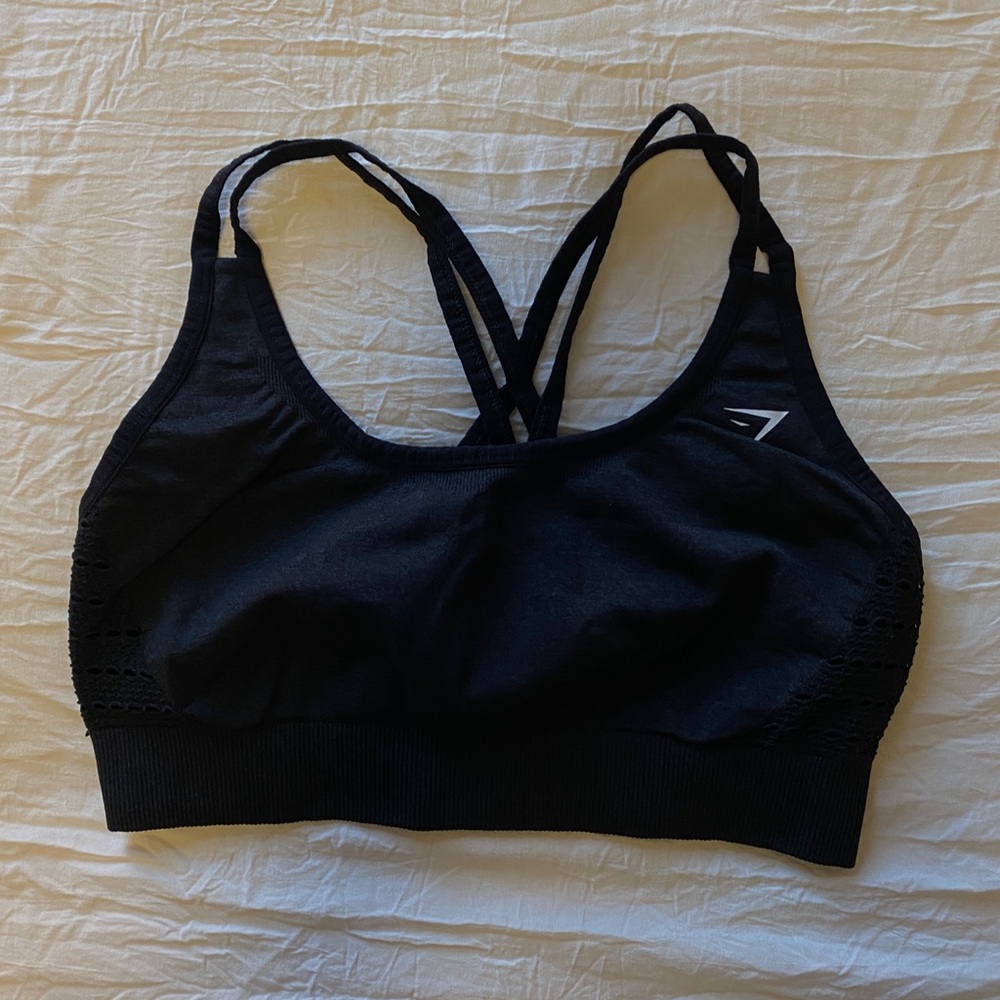 Gymshark Studio Bra Black Size M